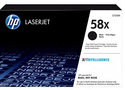 Original HP (58X) Laserjet Pro M404/MFP M428 High Yield Toner Cartridge