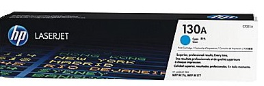 Original HP (130A) Color LJ Pro M177fw MFP Toner Cartridge - Cyan