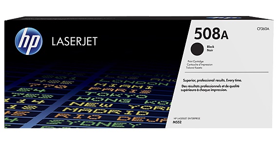 Original HP (508A) Color Laserjet Enterprise M553/M577 Toner Cartridge - Black