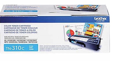 Original Brother (TN310C) Toner Cartridge - Cyan