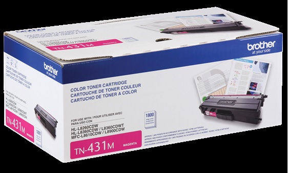 Original Brother TN-431 Standard Yield Toner Cartridge - Magenta