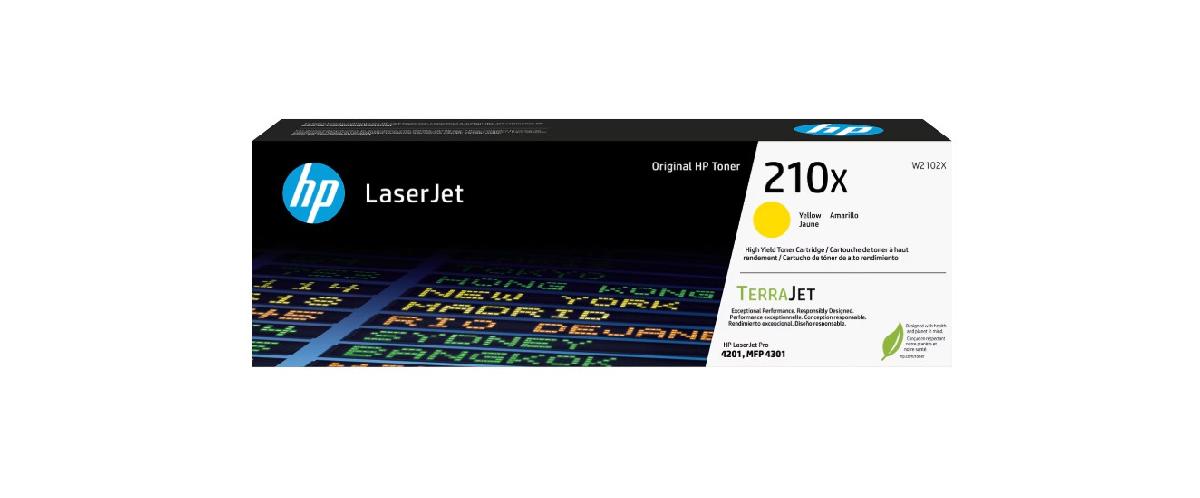 Original HP (210X) High Yield Toner Cartridge - Yellow