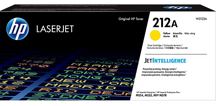 Original HP (212A) CLJ M554/M555 Toner Cartridge - Yellow