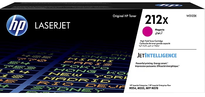 Original HP (212X) CLJ M554/M555 High Yield Toner Cartridge - Magenta