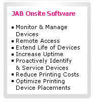 Jab Onsite Software