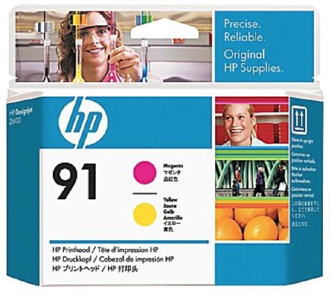 Original (HP 91) HP Designjet Z6100 Magenta/Yellow Printhead