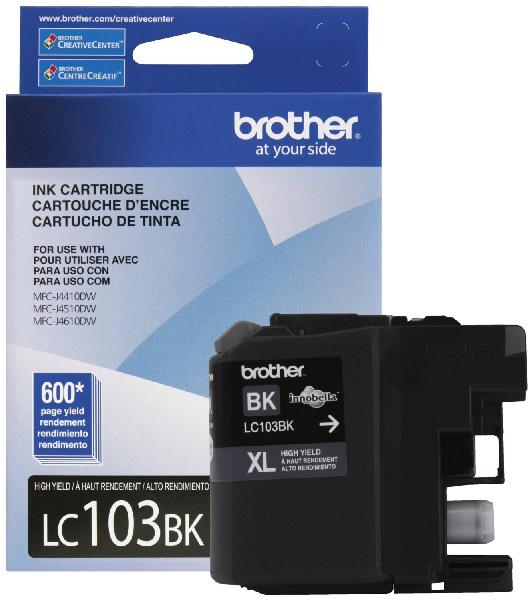 Original Brother (LC103BK) HY Ink Cartridge - Black