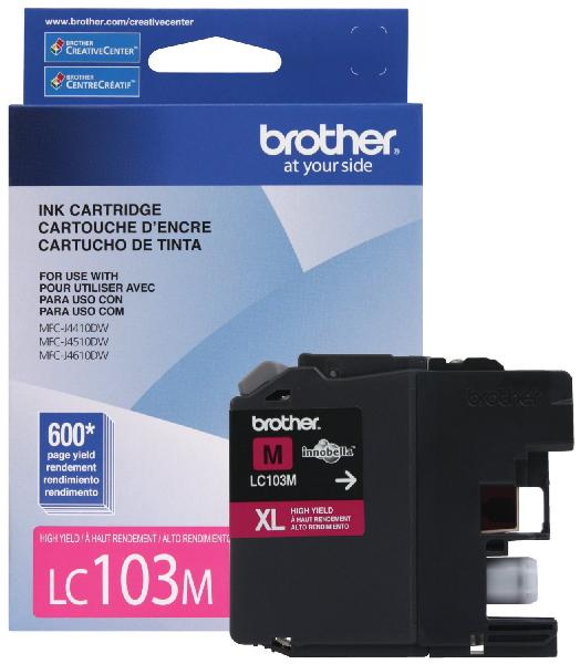 Original Brother (LC103M) HY Ink Cartridge - Magenta