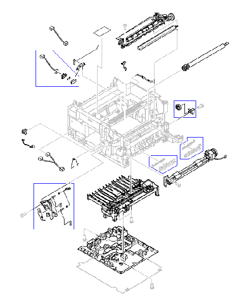 Compatible HP LJ 4100 Series Paper Feed Assembly - #14 on diagram