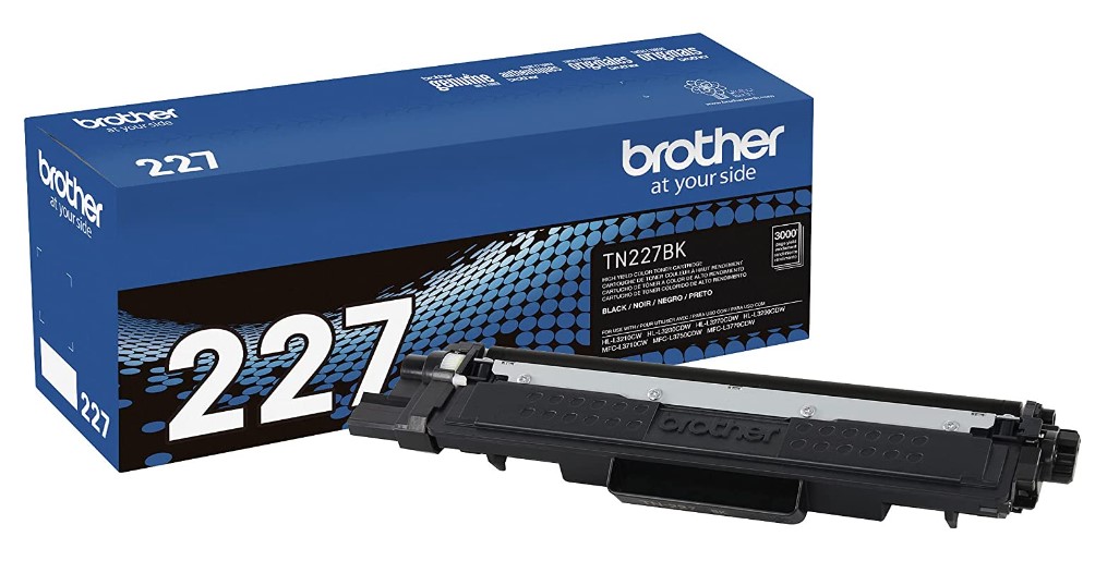 Original Brother TN227BK High Yield Toner Cartridge - Black
