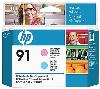 Original (HP 91) HP Designjet Z6100 Light Magenta/Light Cyan Printhead